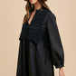 Tolson Shirt Dress - Black