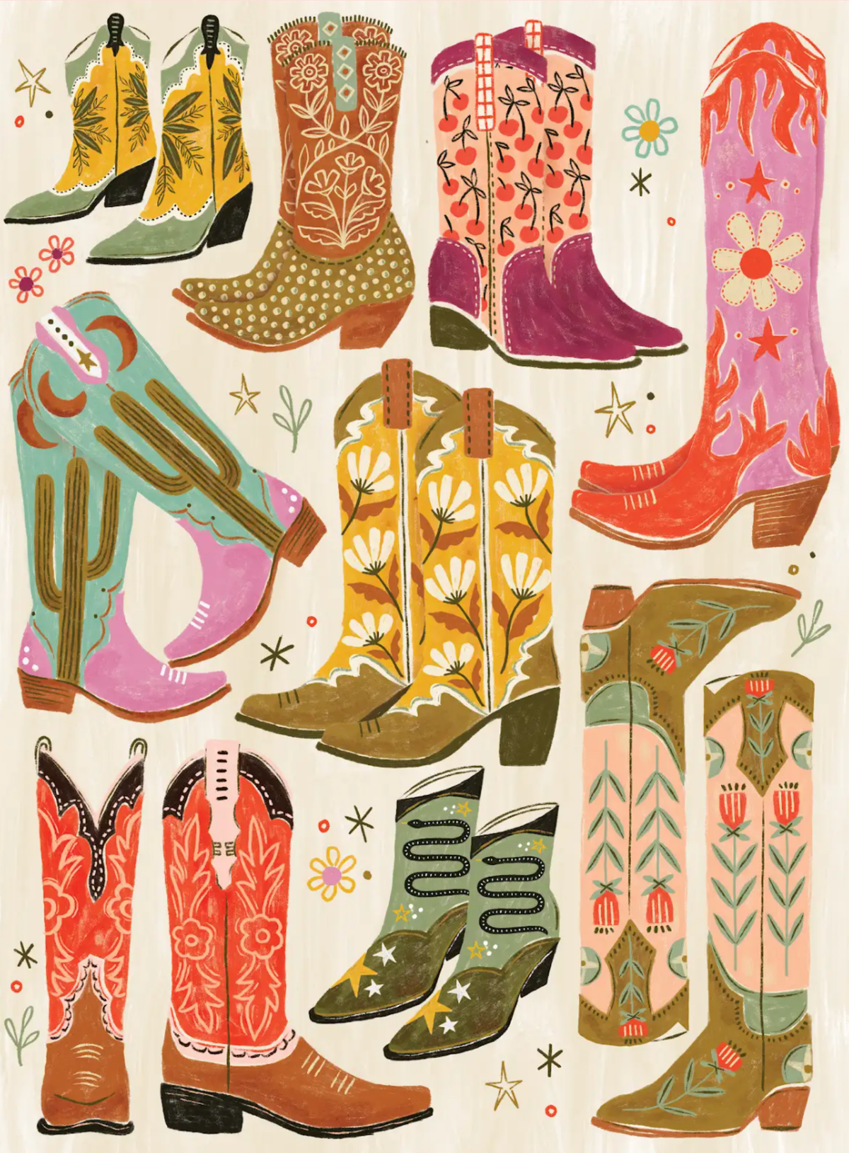 Boot Scootin' Boogie! 1000 Piece Puzzle