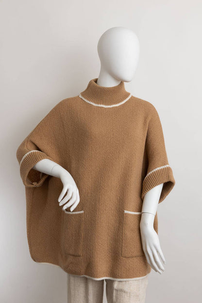 Remi Turtle Neck Poncho