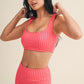 Paloma Gingham Ruched Bra