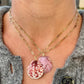 Scallop Paperclip Necklace