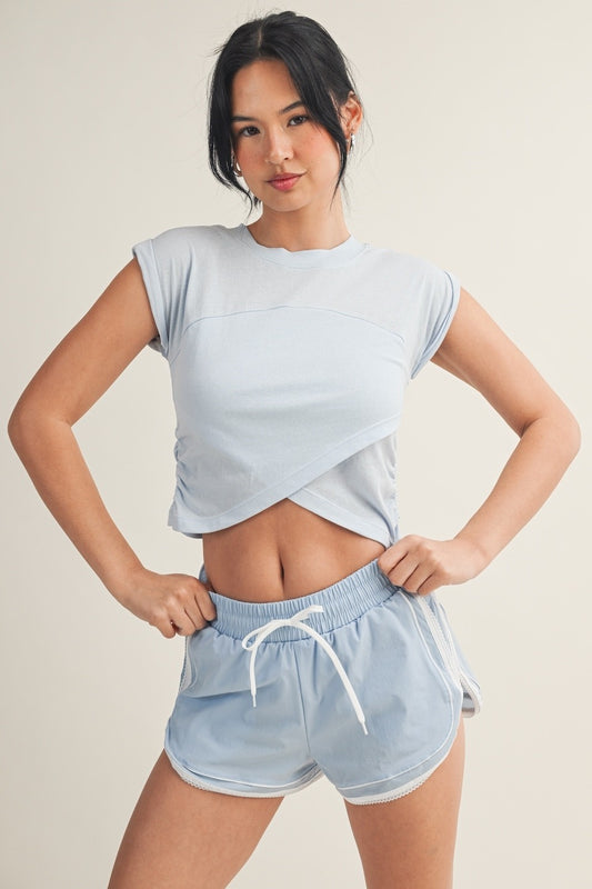 Rocky Slub Crossover Tee