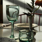 Artisan Made Wine Glass - Handblown, Recycled Glass