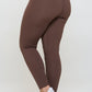 Annie High Waisted Leggings - Coffee Brown