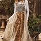 Sienna Mixed Floral Print Overall Maxi Dress