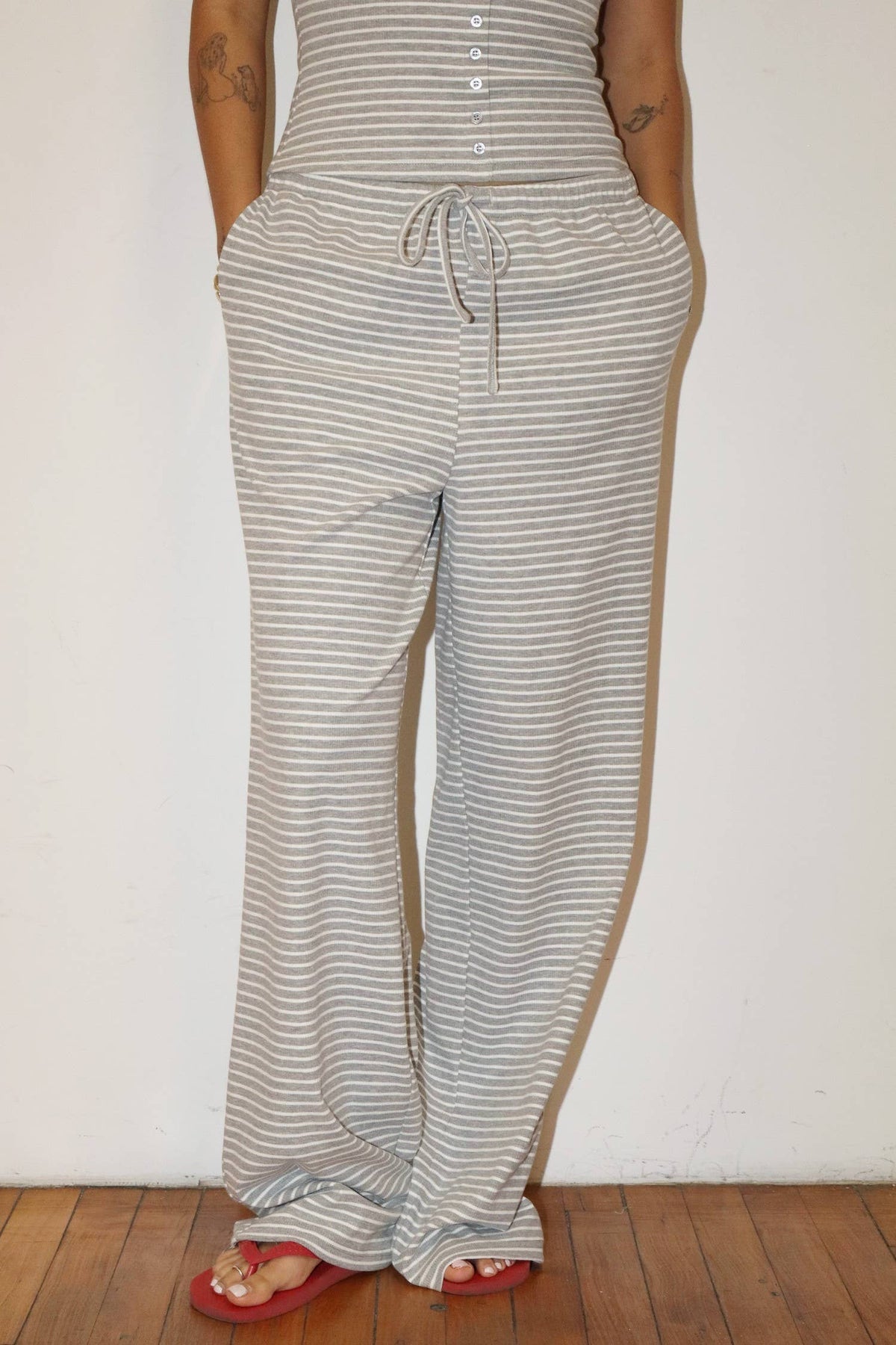 Emmy Striped Wide Leg Pants