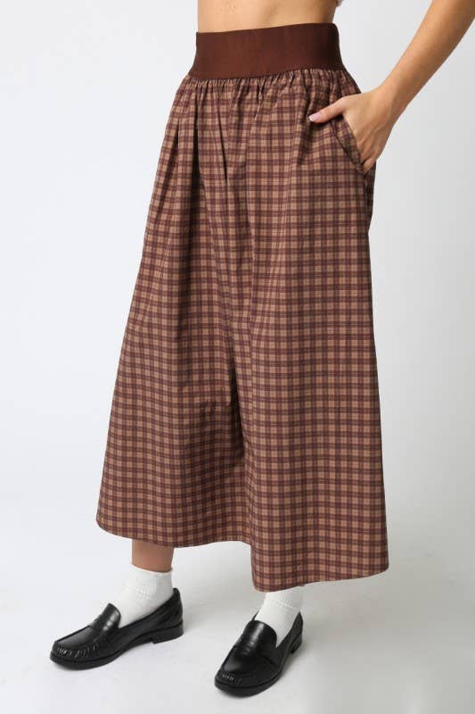 Bella Gingham Skirt
