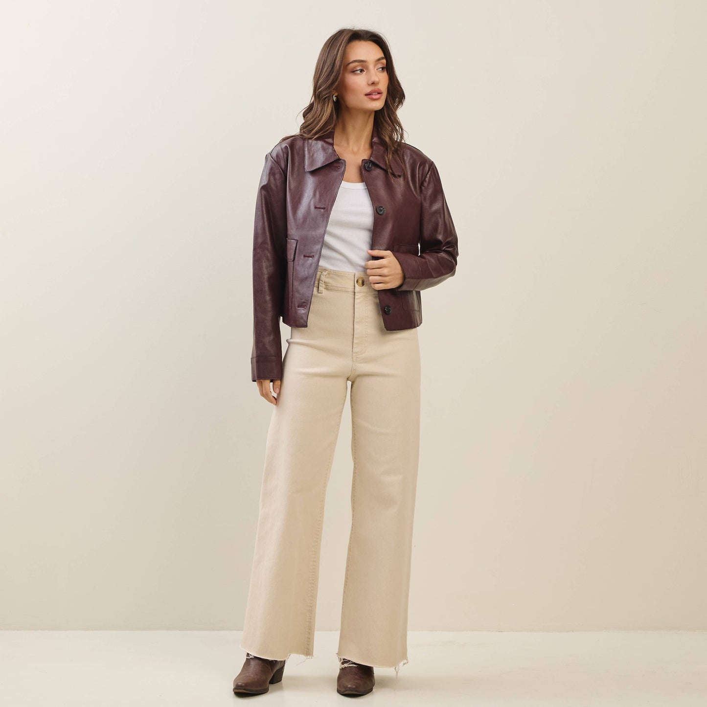 Carmella Vegan Leather Jacket