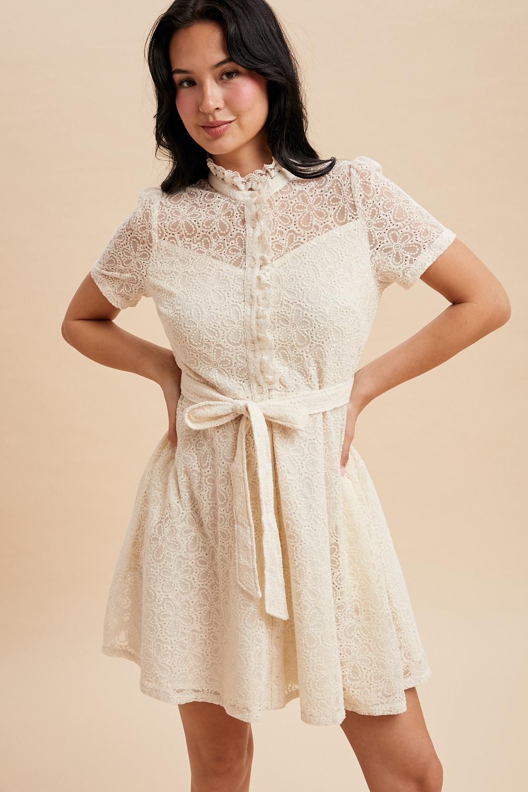 Teagan Lace Mini Dress