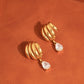 Dovely 18K Gold Non-Tarnish Classic CZ Drop Earrings