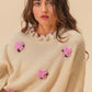 Wilfred Crochet Flower Sweater