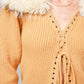 Houston Lace-Up Cardigan
