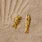 Selkie 18K Gold Non-Tarnish Mismatch Fish Stud Earrings