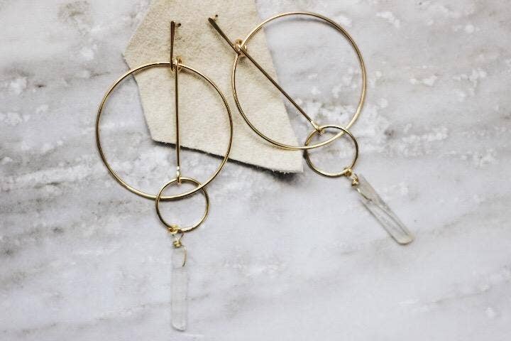 Bloom With Grace Hoop Earrings