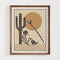 Prayin' For Waves | Surf Skeleton Art Print