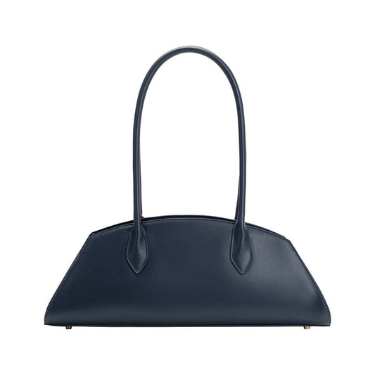 Birdie Navy Recycled Vegan Leather Shoulder Bag