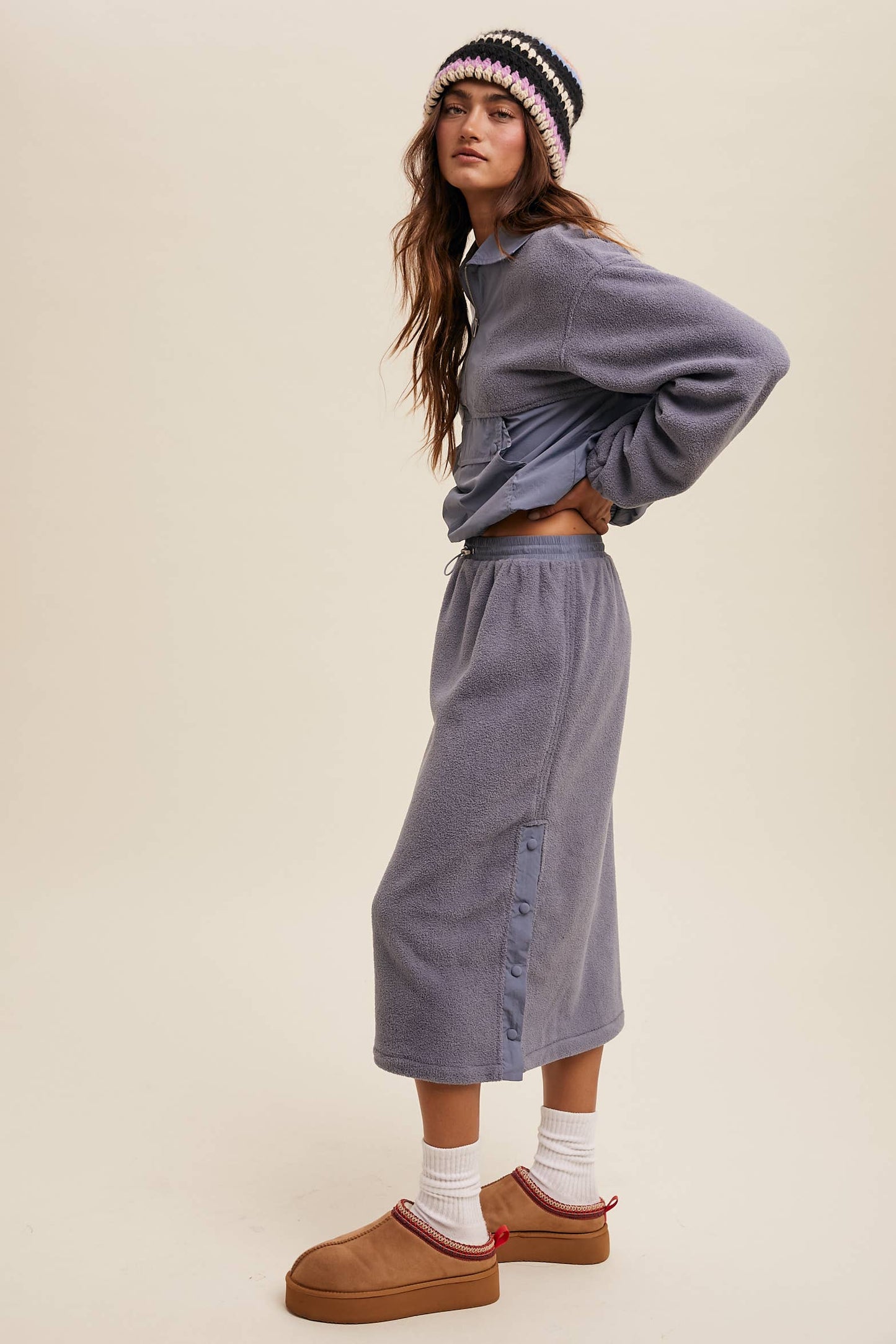 Janie Fleece Pullover Jacket