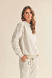 All Smiles Corduroy Sweatshirt