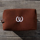 Brown Horseshoe Makeup Travel Bag
