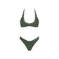 Sunset Club Bikini Top - Olive Green