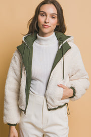 Styles Sherpa Reversible Jacket - Hunter Green