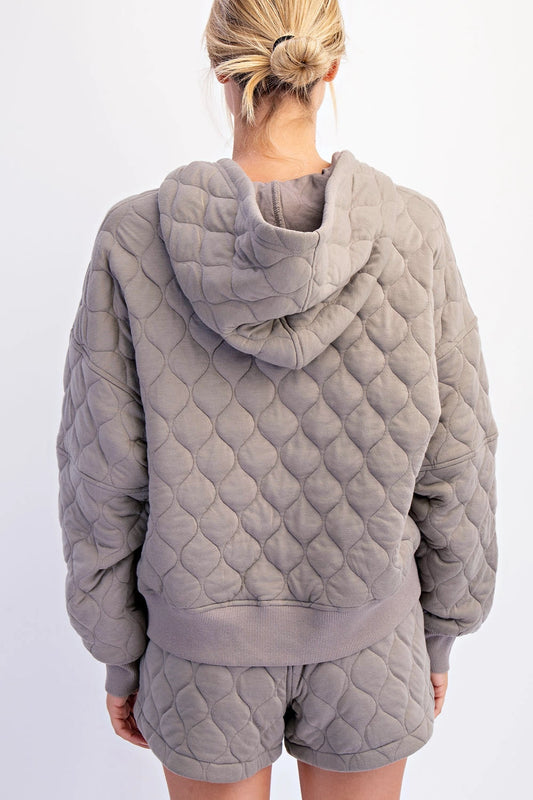 Hayden Quilted Hoodie