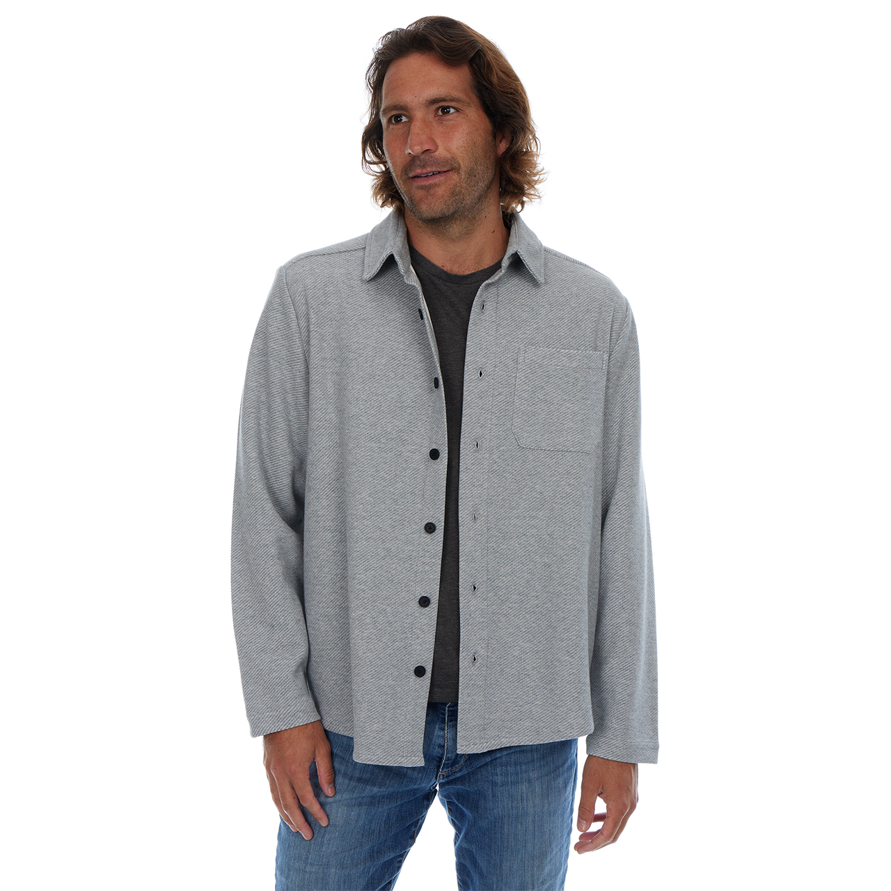 Damien Textured Shacket