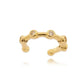 18k Gold Filled Ear Cuff with Bezel CZ