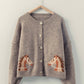 Western Horse Crew Neck Cardigan