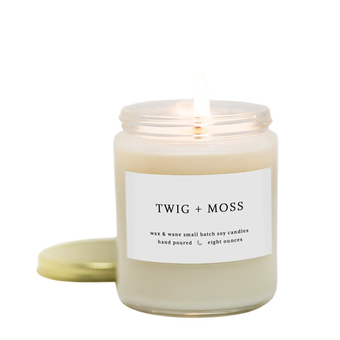 Twig + Moss Candle