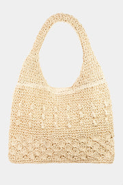 Sac fourre-tout en paille tressée Only Good Days 