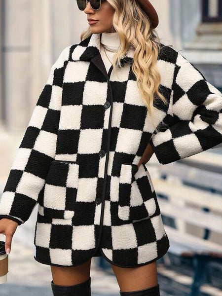 Darcie Checkered Coat