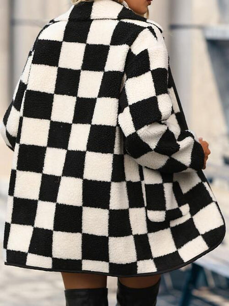 Darcie Checkered Coat